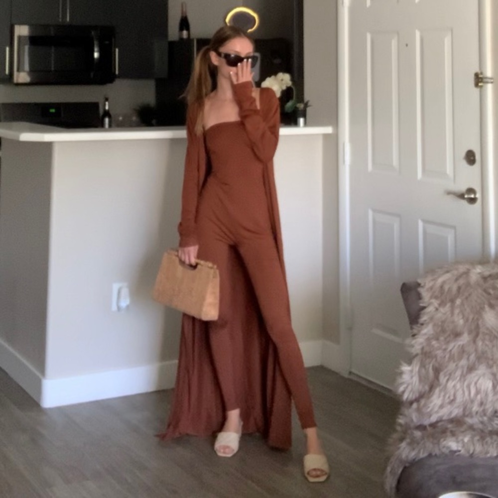 Brown Jumpsuit